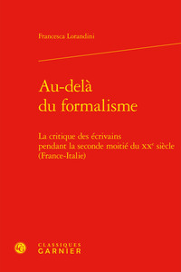 Picture of Au-delà du formalisme