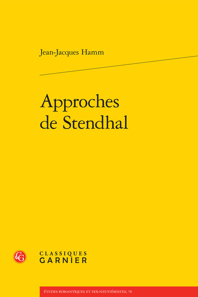 Image de Approches de Stendhal