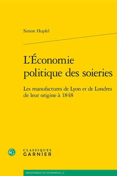 Image de L'Économie politique des soieries