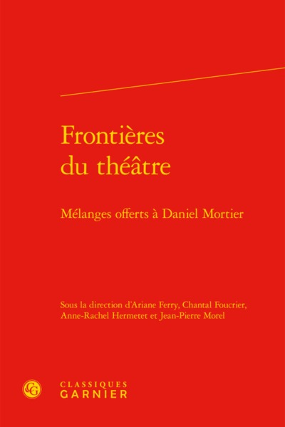 Picture of Frontières du théâtre