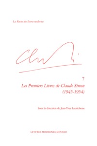 Image de Les Premiers Livres de Claude Simon (1945-1954)