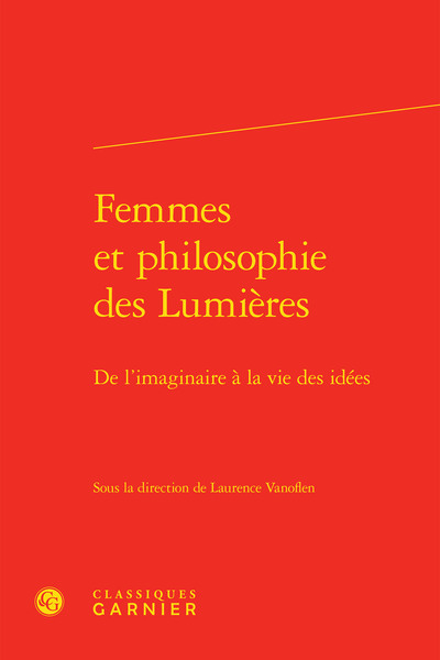 Image de Femmes et philosophie des Lumières