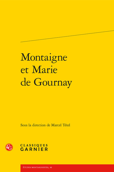 Picture of Montaigne et Marie de Gournay