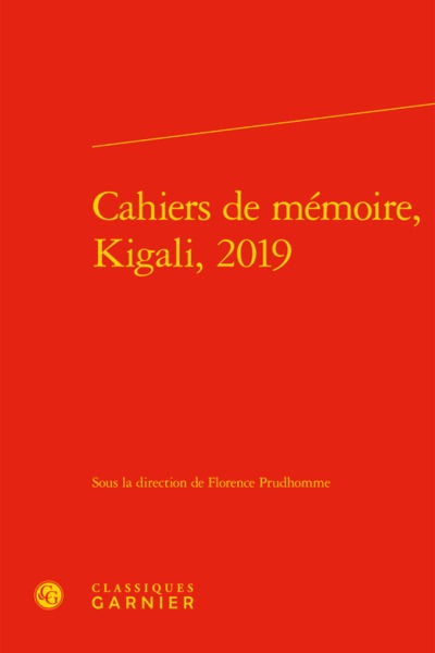 Image de Cahiers de mémoire, Kigali, 2019
