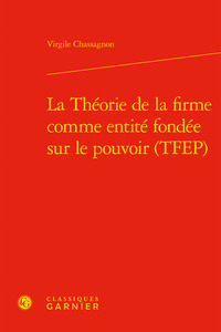 Image de La Théorie de la firme comme entité fondée sur le pouvoir (TFEP)