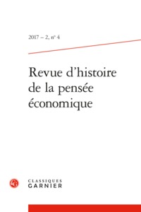 Image de Revue d'histoire de la pensée économique