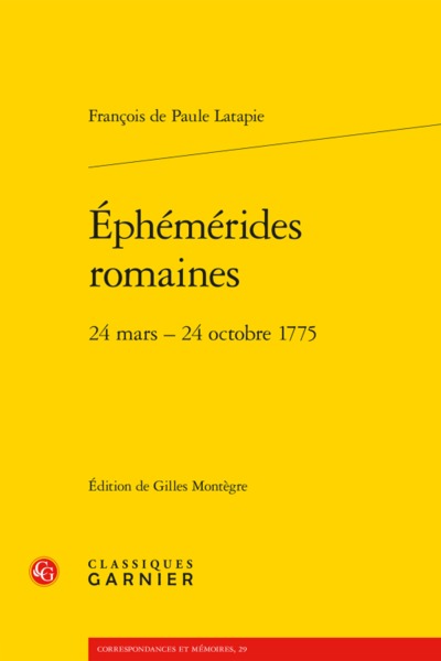 Image de Éphémérides romaines
