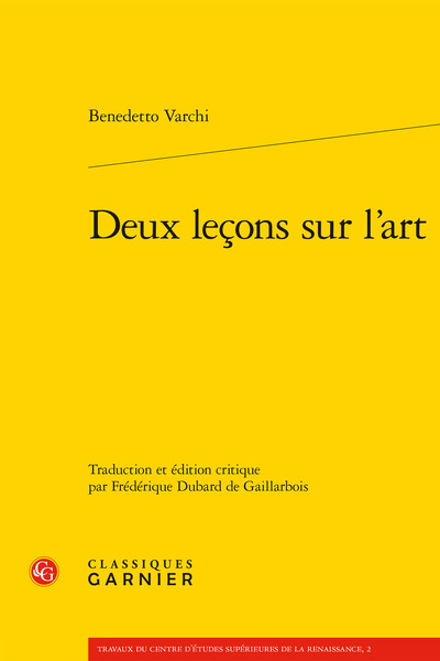 Image de Deux leçons sur l'art