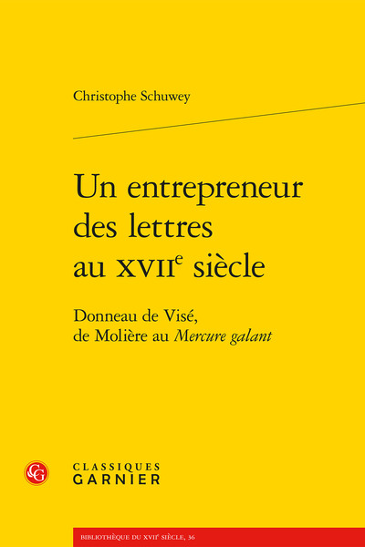 Picture of Un entrepreneur des lettres au XVIIe siècle