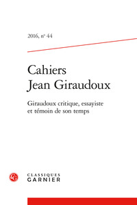 Image de Cahiers Jean Giraudoux