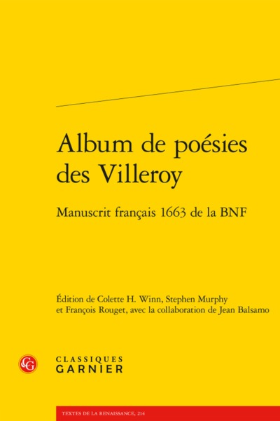 Picture of Album de poésies des Villeroy