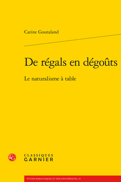 Image de De régals en dégoûts