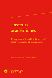 Picture of Discours académiques