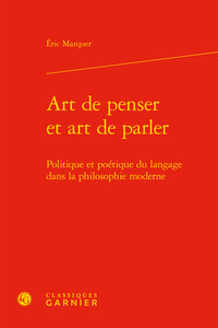 Picture of Art de penser et art de parler