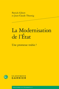 Image de La Modernisation de l'État