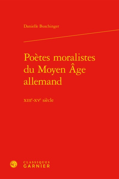 Image de Poètes moralistes du Moyen Âge allemand