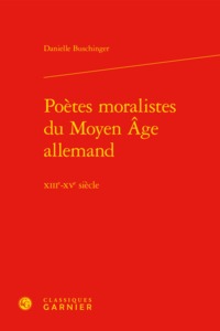 Image de Poètes moralistes du Moyen Âge allemand