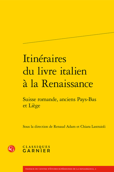 Picture of Itinéraires du livre italien à la Renaissance