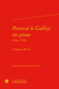 Picture of Perceval le Galloys en prose