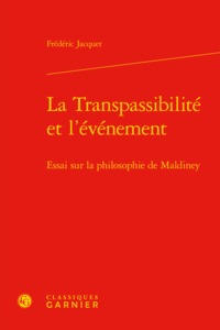 Picture of La Transpassibilité et l'événement