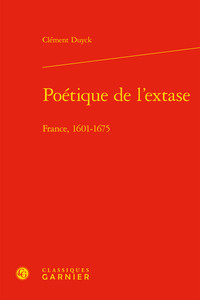 Image de Poétique de l'extase