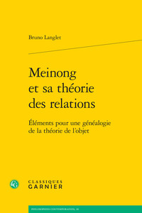 Picture of Meinong et sa théorie des relations