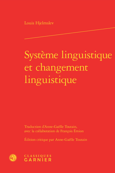 Picture of Système linguistique et changement linguistique