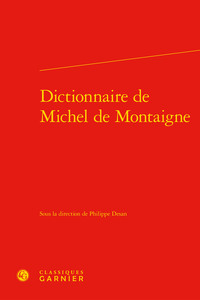 Picture of Dictionnaire de Michel de Montaigne