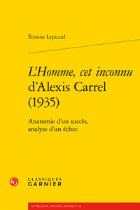 Image de L'Homme, cet inconnu d'Alexis Carrel (1935)