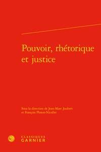 Image de Pouvoir, rhétorique et justice