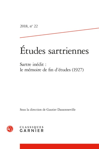 Picture of Études sartriennes
