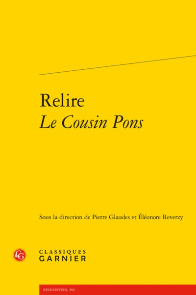 Image de Relire Le Cousin Pons