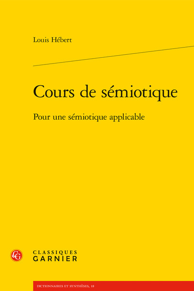 Picture of Cours de sémiotique