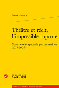 Image de Théâtre et récit, l'impossible rupture