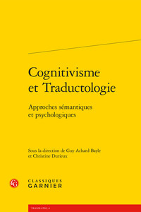 Image de Cognitivisme et Traductologie