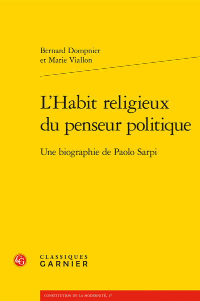 Picture of L'Habit religieux du penseur politique