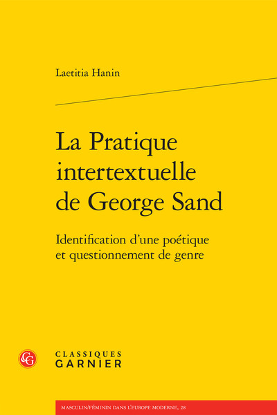 Image de La Pratique intertextuelle de George Sand