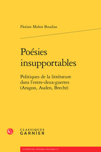 Image de Poésies insupportables