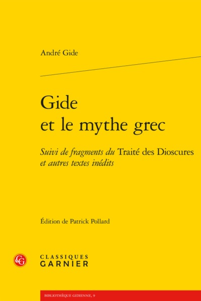 Image de Gide et le mythe grec