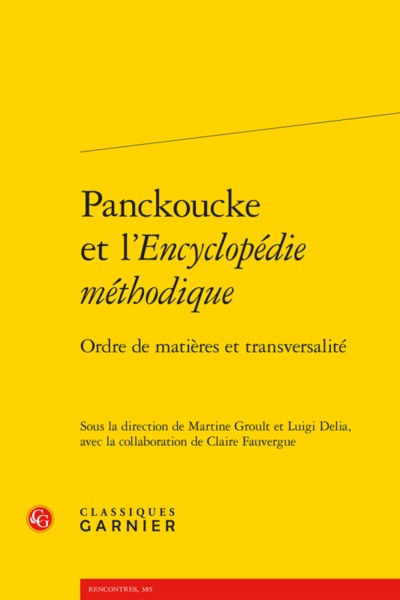 Image de Panckoucke et l'Encyclopédie méthodique