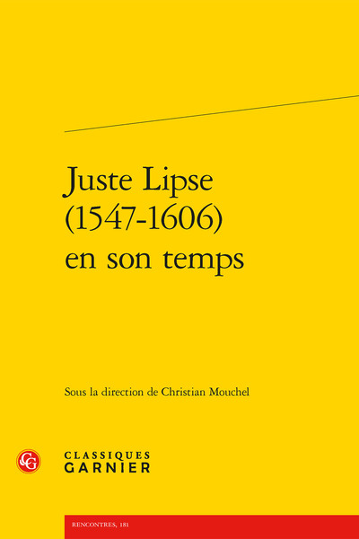 Picture of Juste Lipse (1547-1606) en son temps
