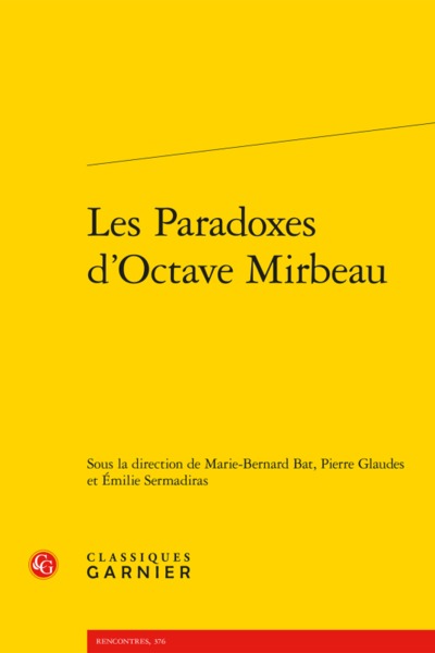 Image de Les Paradoxes d'Octave Mirbeau