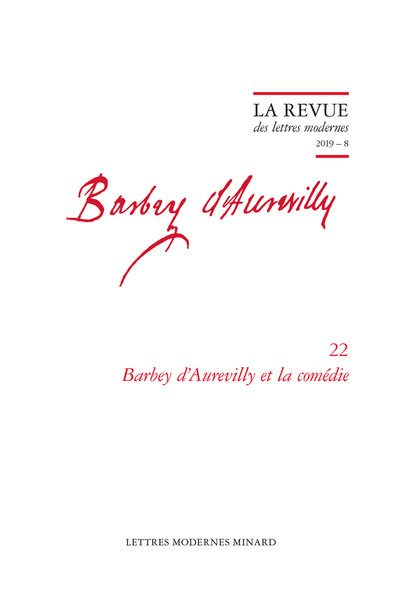 Image de Barbey d'Aurevilly et la comédie