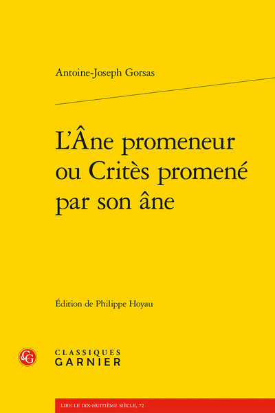 Picture of L'Âne promeneur ou Critès promené par son âne