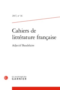 Image de Cahiers de littérature française
