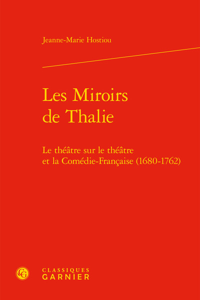 Image de Les Miroirs de Thalie