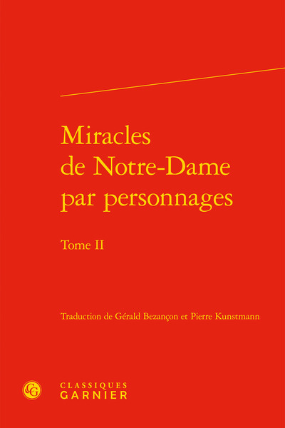 Picture of Miracles de Notre-Dame par personnages