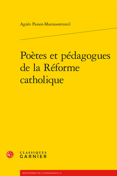 Image de Poètes et pédagogues de la Réforme catholique