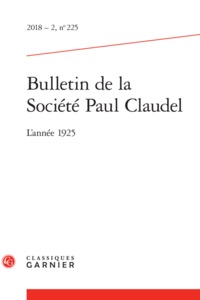 Image de Bulletin de la Société Paul Claudel