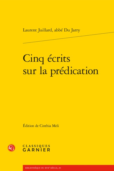 Picture of Cinq écrits sur la prédication